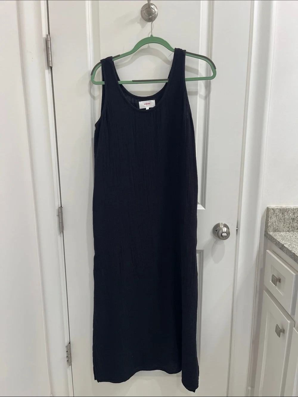 Siren Classic Black Sleeveless Maxi Dress - Casual Elegant - Picture 1 of 4